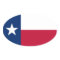 Texas Oval Flag Sticker