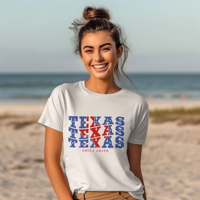 Texas Patriotic State Love USA T-Shirt (Creator Uploaded)
