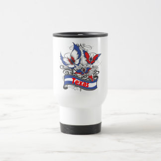 Texas Patriotism Butterfly Travel Mug
