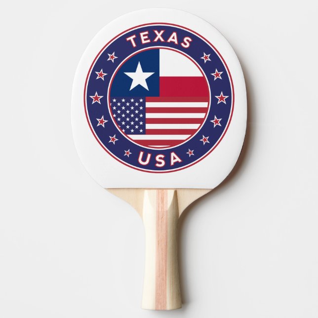 Texas Ping Pong Paddle (Front)