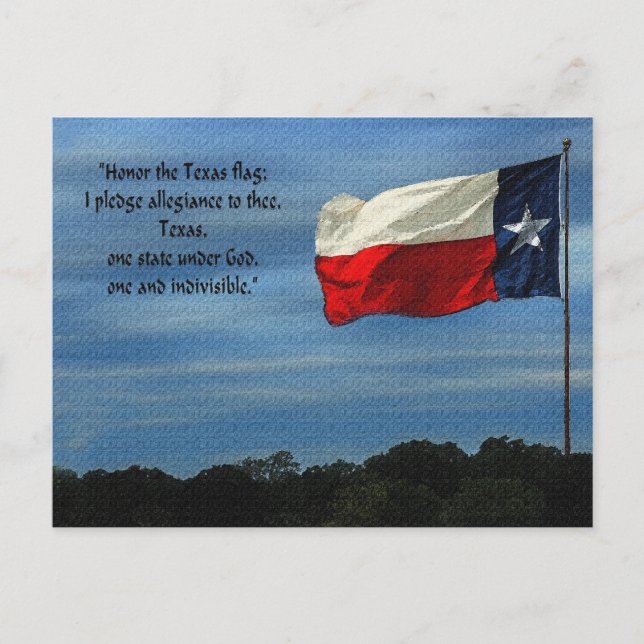 Texas Pledge Postcard (Front)
