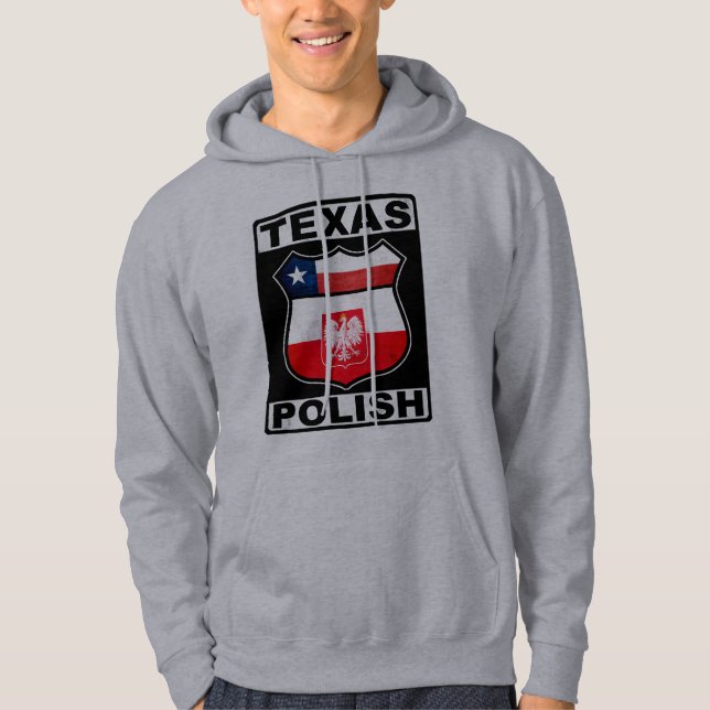 Texas Polish American Hooded Top (Front)