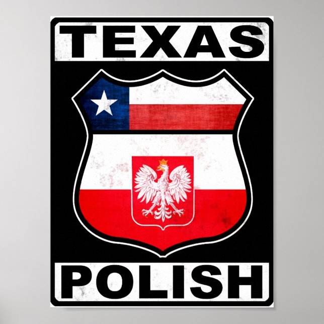 Texas Polish American Poster (Front)