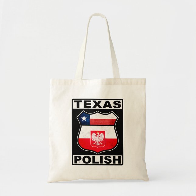 Texas Polish American Tote Bag (Front)