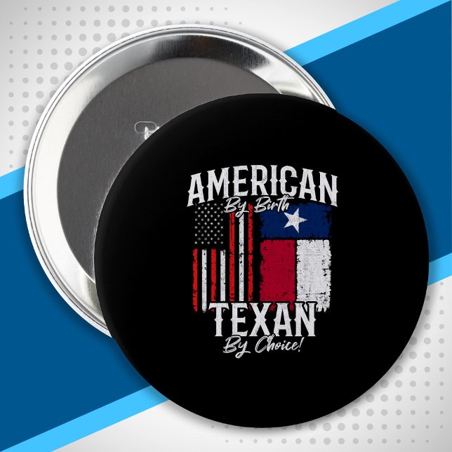Texas Pride - Texas State Flag - American Flag 10 Cm Round Badge (Creator Uploaded)