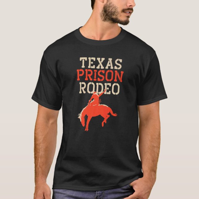 Texas Prison Rodeo Texan Bronco T-Shirt (Front)