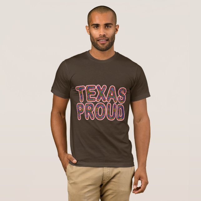 Texas Proud Bluebonnet T-Shirt (Front Full)