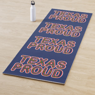 Texas Proud Bluebonnet Yoga Mat