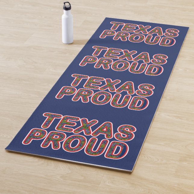 Texas Proud Bluebonnet Yoga Mat (In Situ)
