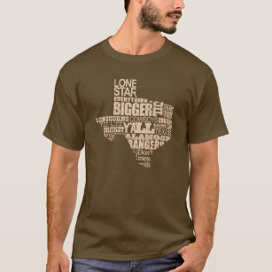 Texas Proud - Texas Shape(light graphic) T-Shirt