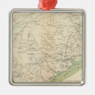 Texas, pt of NM Metal Tree Decoration