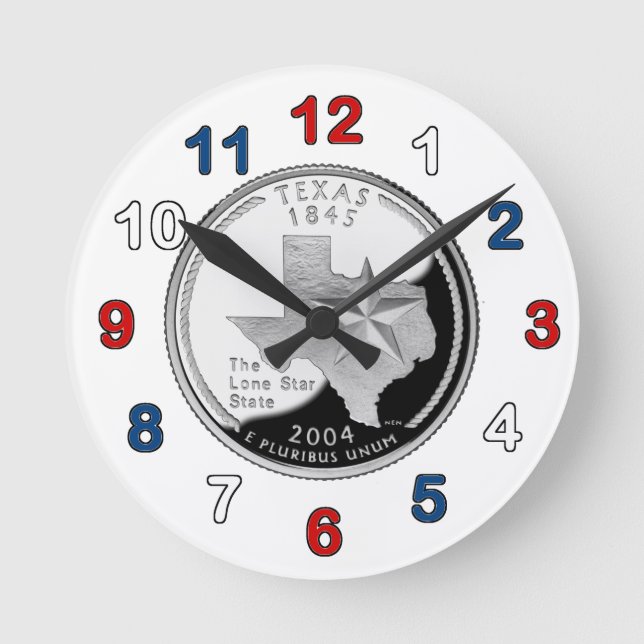 Texas Quarter Clock (Front)