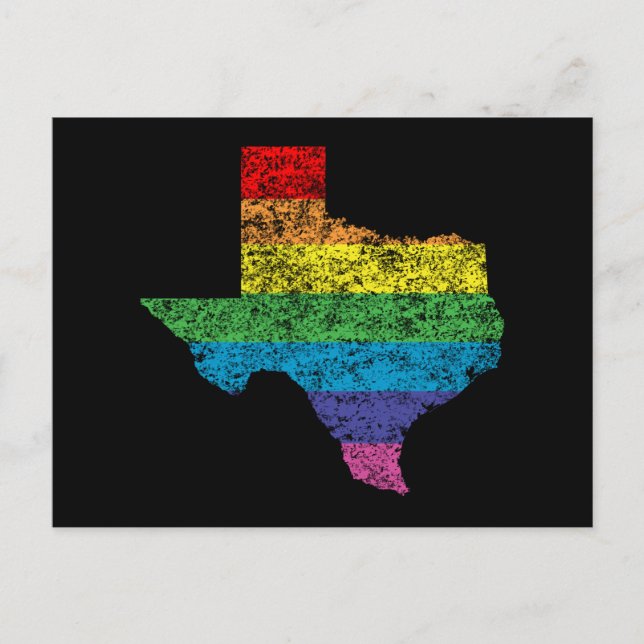 texas rainbow postcard (Front)