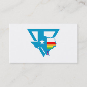 texas rainbow triangle business card