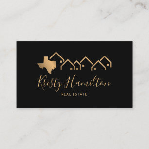 texas real estate professional house realtor  business card