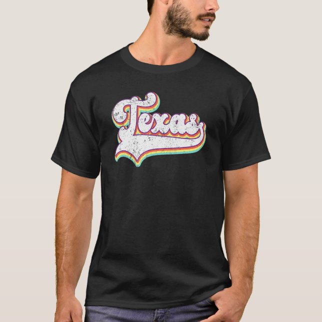 Texas Retro Styled T-Shirt (Front)