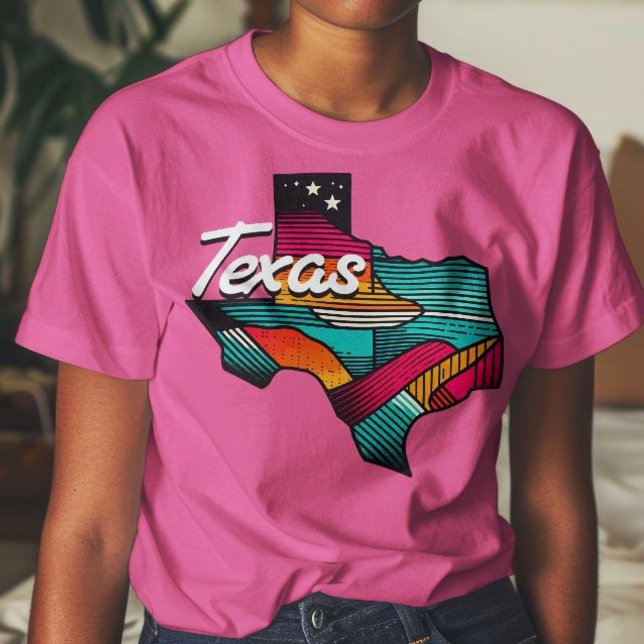 Texas Retro Sunset Lone Star State T-Shirt (Texas Retro Sunset Lone Star State T-Shirt)