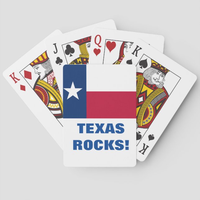 TEXAS ROCKS! PLAYING CARDS (Back)