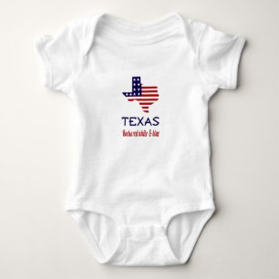 Texas Rocks Red White & Blue Infant Creeper