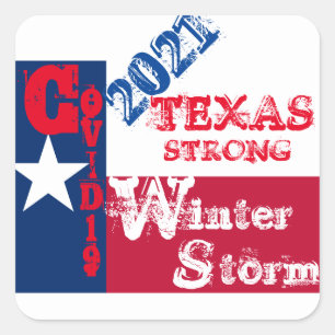 TEXAS ROCKS SQUARE STICKER