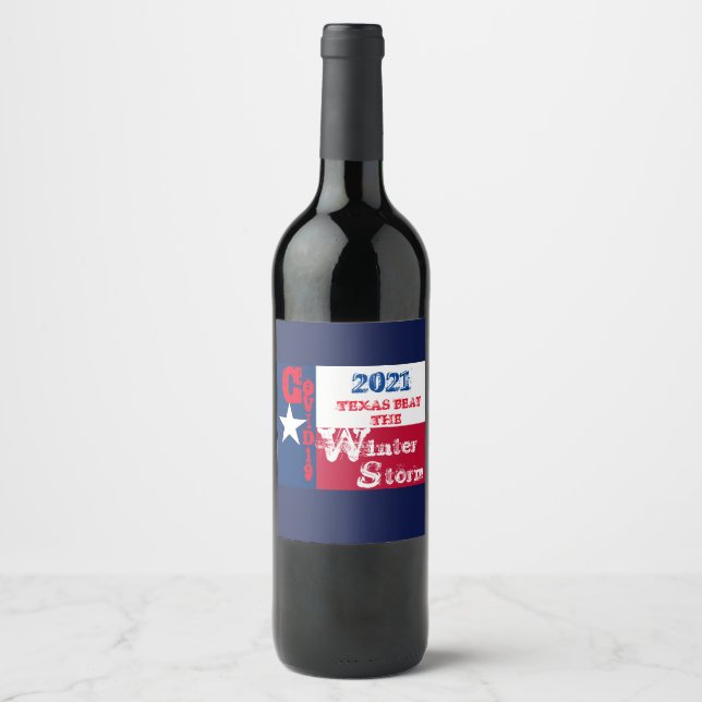 TEXAS ROCKS WINE LABEL (Front)