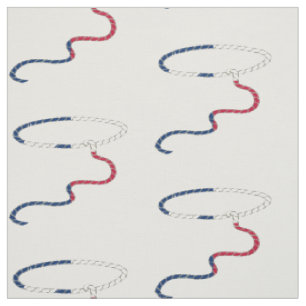 Texas Rope Lasso For Texas Flag Designs Fabric