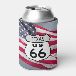 Texas Route 66 Can Cooler