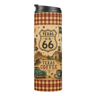 Texas Route 66 Coffee Road Trip Sips Thermal Tumbler