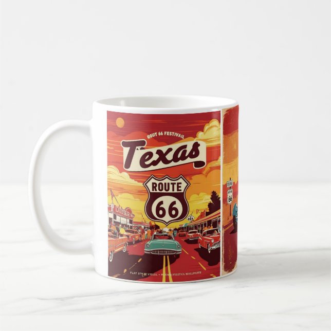 texas route 66 festival mug (Left)