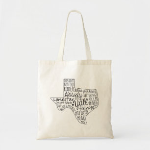 Texas Sayings Y'all Tote Bag
