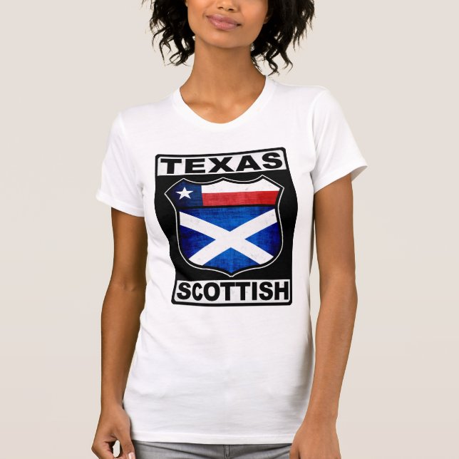 Texas Scottish American T-Shirt (Front)