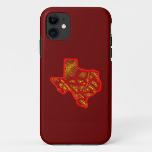 Texas Scribbleprint Case-Mate iPhone Case