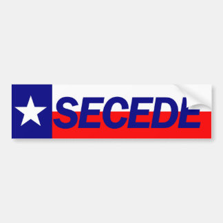 Texas SECEDE Bumper Sticker
