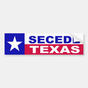 Texas secession bumper sticker