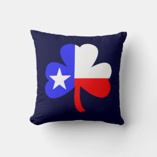 Texas Shamrock Cushion