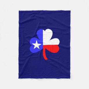 Texas Shamrock Fleece Blanket
