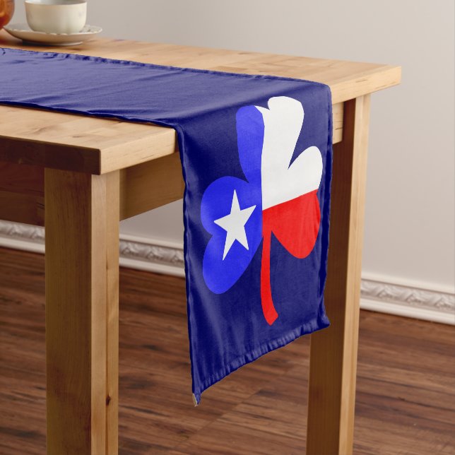 Texas Shamrock Short Table Runner (In Situ)
