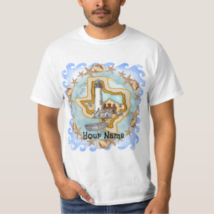 Texas Shells Lighthouse  T-Shirt