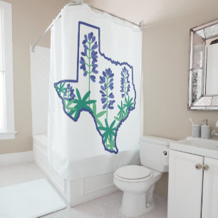Texas Shower Curtain, Texas State, Texan, Texas Curtain