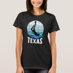 Texas Snorkelling Snorkel Diving Diver Freediving  T-Shirt