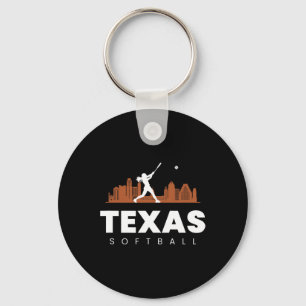 Texas Softll Vintage Minimalist City Retro Softll  Key Ring