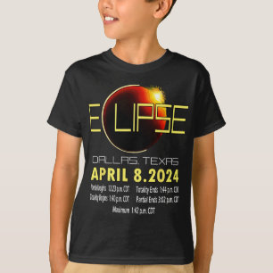 Texas Solar Eclipse 2024 Solar Eclipse Funny Texas T-Shirt
