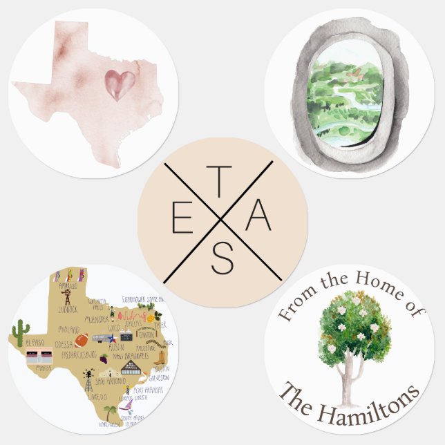 Texas Southern Magnolia Sticker Sheet (Group)