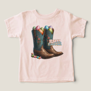 Texas/southwestern Easter egg boots