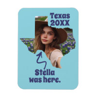 Texas Souvenir Custom Name, Photo, and Year