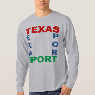 TEXAS SPORT Gray Basic T-shirt