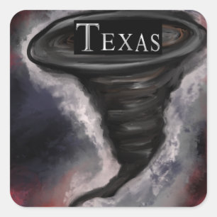 TEXAS SQUARE STICKER