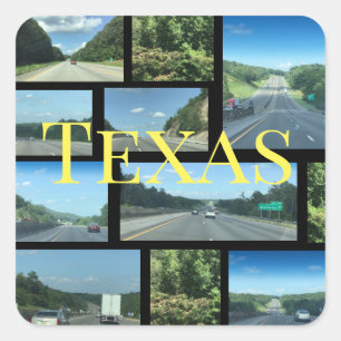 texas square sticker