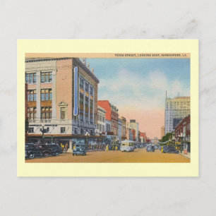 Texas St., Shreveport, Louisiana Vintage Postcard