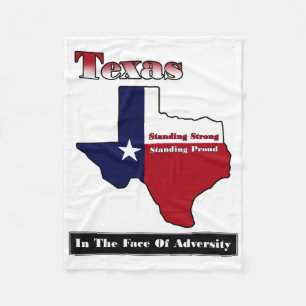 Texas Standing Strong Fleece Blanket